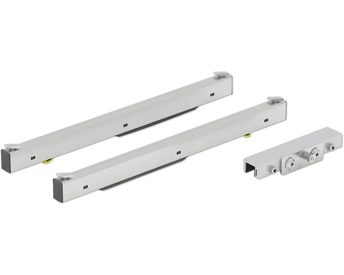 Amortisseur Pertura pour kit complet de porte vitrée coulissante jusqu'à 65 kg Jeu de ferrures pour portes coulissantes