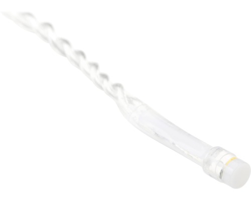 LED-Lichterkette mit transparentem Kabel und LED-Birne