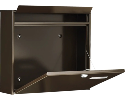 Geöffnete Briefkastenanlage zur Wandmontage