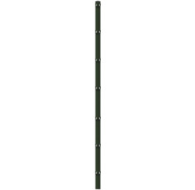 Poteau d'angle à sceller dans du béton 6 x 6/300 cm pour clôture 243 cm RAL 6005 vert mousse