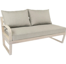 Banc de jardin deux places avec coussins