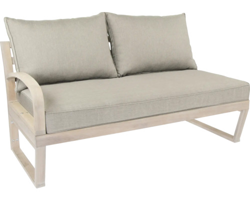 Zweisitzer Gartenbank mit Kissen