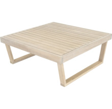Table de jardin carrée en bois