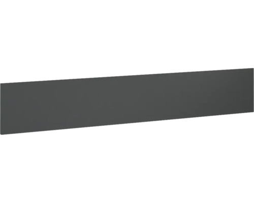 Panneau mural en marbre Jungborn NONUS/DECEM lxhxp 121x20x1.5 cm anthracite mat Crédence de cuisine foncée en matériau