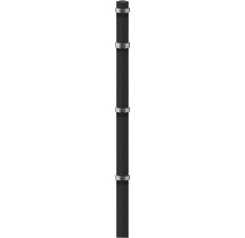 Poteau d'angle à sceller dans du béton 6 x 6/160 cm pour clôture 103 cm RAL 7016 anthracite