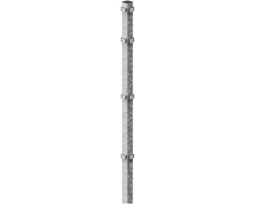 Poteau d'angle à sceller dans le béton 6 x 6/160 cm pour clôture 103 cm galvanisé à chaud Poteau d'angle à sceller dans le béton 6 x 6/160 cm pour clôture 103 cm galvanisé à chaud