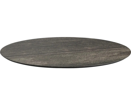 Ovale Tischplatte aus Holz