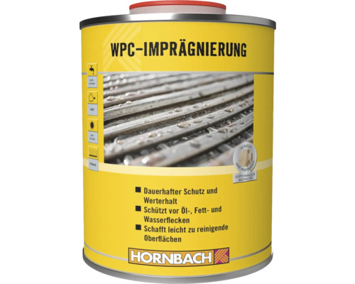 Imprégnation bois composite HORNBACH 750 ml Imprégnation WPC pour la protection des surfaces en bidon de Hornbach