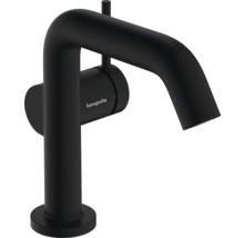 Robinet de lavabo hansgrohe TECTURIS S 110 Fine CoolStart EcoSmart+ avec bonde de vidange clic-clac noir mat 73320670