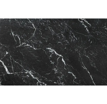 Schwarze Marmorplatte mit Maserung