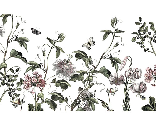 Papier peint panoramique intissé P266-VD4 Paradis de Papillons 400 x 250 cm