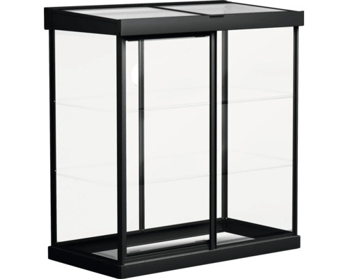 Armoire à plantes avec étagères et cadre noir