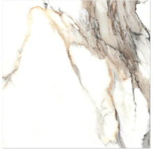 Gros plan d''un carreau blanc aspect marbre