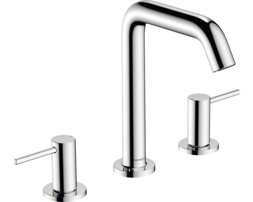 hansgrohe mélangeur de lavabo 3 trous TECTURIS S avec vidage Push-Open chromé 73330000