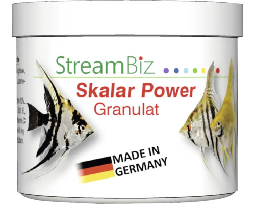 Nourriture pour poissons d'aquarium StreamBiz Skalar Power granulé - M 80 g