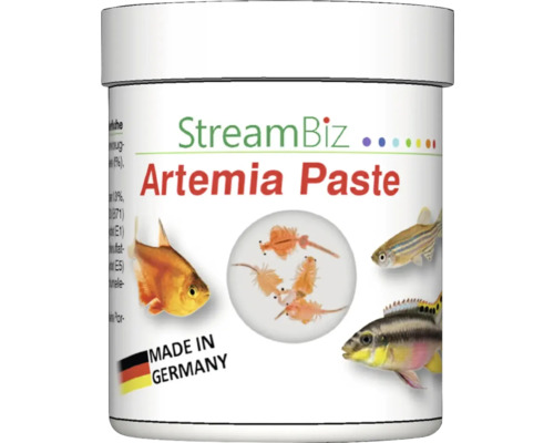 Nourriture pour poissons d'aquarium StreamBiz Artemia pâte 70 g