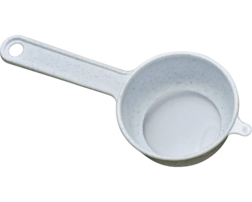 Tamis StreamBiz LE tamis fin pour nourriture, plastique blanc, env. 16 cm, diamètre env. 6,5 cm, maillage env. 300 µm