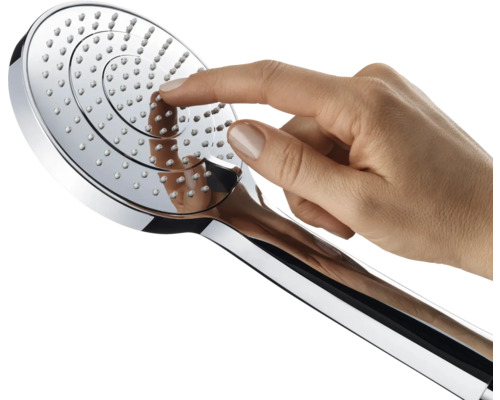 Handbrause mit Bedienung per Finger