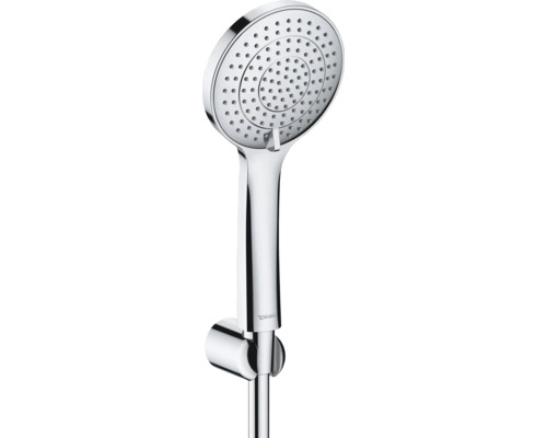 Handbrause aus Metall mit Brausehalterung