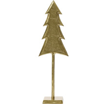 Sapin de Noël décoratif doré en métal