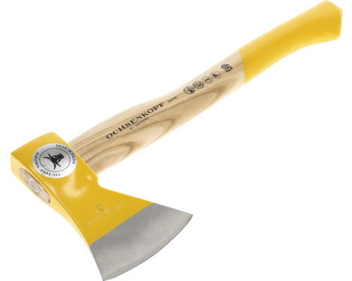 Ochsenkopf Spaltaxt mit Holzstiel