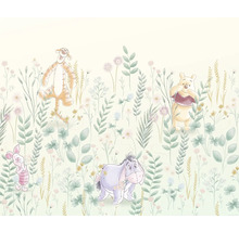 Papier peint panoramique intissé IADX6-104 Into Wonderland Winnie Pooh 6 pces 300 x 250 cm