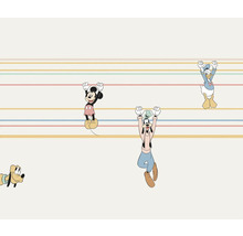 Papier peint avec motif Mickey Mouse, Dingo, Donald Duck et Pluto