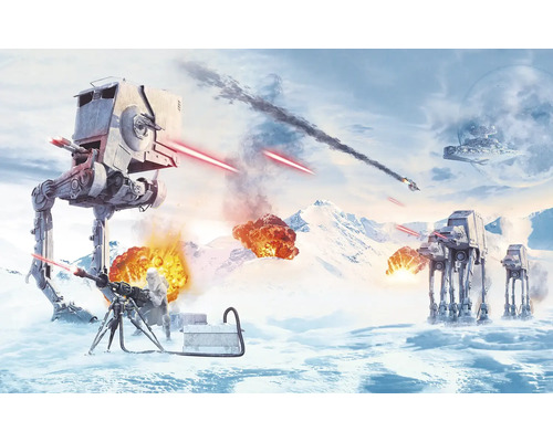 Papier peint panoramique intissé IADX8-118 Into Wonderland Star Wars Hoth 400 x 250 cm