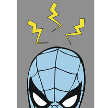 Illustration du super-héros Spider-Man avec des éclairs