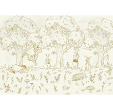 Papier peint panoramique intissé IADX8-121 Into Wonderland Winnie the Pooh 8 pces 400 x 250 cm