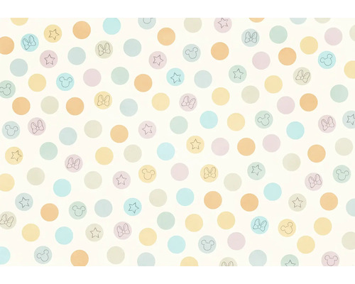 Fototapete Vlies IADX8-122 Into Wonderland Disney Pastel Confetti 8-tlg. 400 x 250 cm