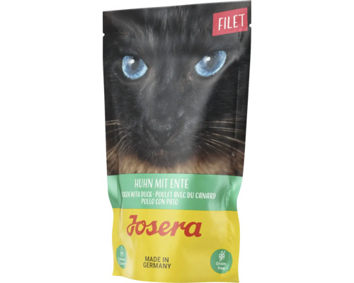 Josera Katzenfutter Filet Huhn mit Ente im Beutel