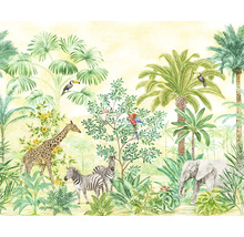 Papier peint panoramique intissé IAX7-0010 Into Wonderland Jungle Adventure 350 x 280 cm 7 pces 350 x 280 cm