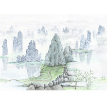 Papier peint panoramique intissé IAX7-0053 Into Wonderland Fairyland 250X350cm 7 pces 350 x 250 cm