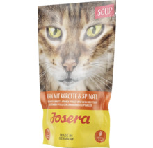 Josera Katzensuppe mit Huhn, Karotte und Spinat