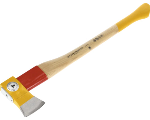 Ochsenkopf Spaltaxt mit Holzstiel