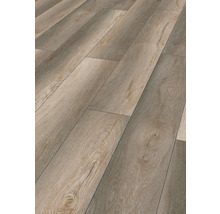 Stratifié posé avec aspect bois.
