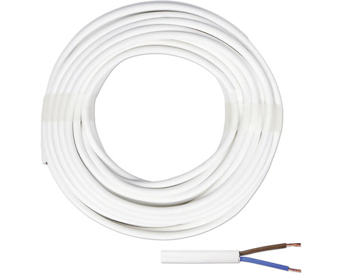 Câble d''alimentation blanc en couronne