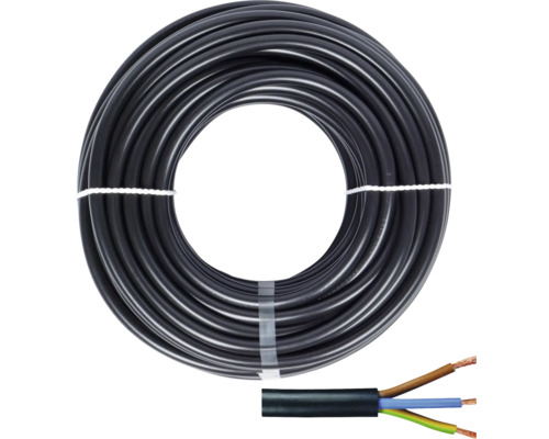 Schlauchleitung H05 VV-F 3G1,5 mm² 20 m schwarz