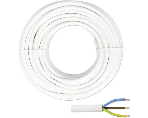 Schlauchleitung H05 VV-F 3G1 mm² 20 m weiß
