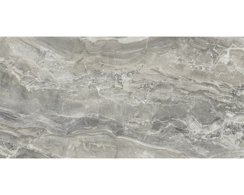 Carrelage mur et sol en grès cérame fin Salamanca gris 60 x 120 x 0,7 cm rectifié