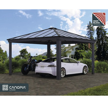 Carport simple CANOPIA by Palram Colorado 426 x 425 cm anthracite