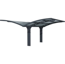 Carport double CANOPIA by Palram Arizona Wave 6x5 578 x 495 cm anthracite