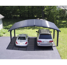 Carport double CANOPIA by Palram Arizona Wave 6x5 578 x 495 cm anthracite