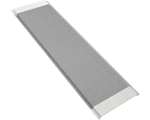 Rampe pour chien grise avec surface antidérapante