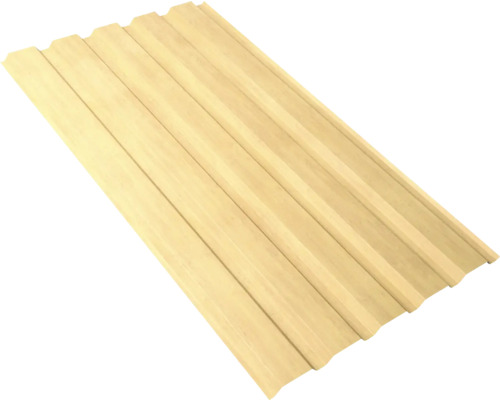 PRECIT Trapezplatte für Wand W35LA Ahorn Fix-Breite 1070 mm x Stärke 0,5 mm (Meterware ab 150 bis max. 900 cm)