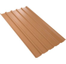 PRECIT Trapezplatte für Dach mit Antikondensationsvlies W35LV Kupferbraun RAL 8004 Fix-Breite 1070 mm x Stärke 0,75 mm (Meterware ab 150 bis max. 900 cm)