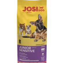 Aliment sec Josi Dog Junior Sensitive pour chiens, 15 kilogrammes