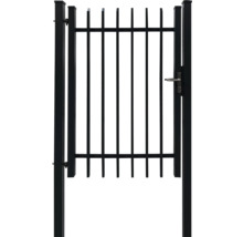 Einzeltor Porto 120 x 180 cm inkl. Torpfosten 7,6 x 7,6 cm zum Einbetonieren anthrazit