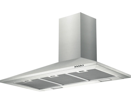 Hotte murale Candy CCE119/1X DE largeur x profondeur 90 x 48 cm acier inoxydable Hotte de cuisine en métal